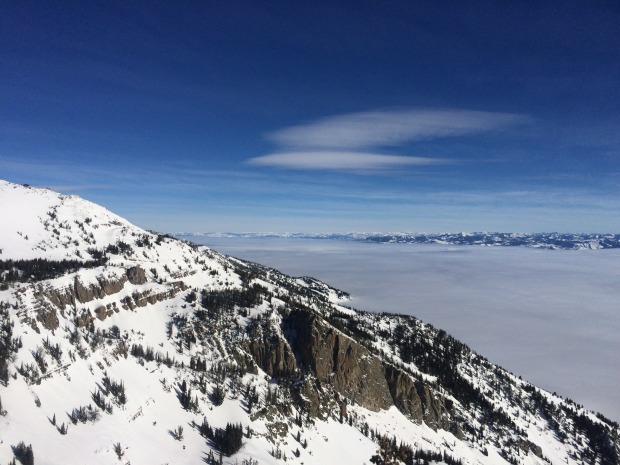 It seemed overcast in the valley, but a short ride up the Tram and it's clear skies!