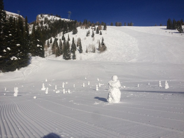 Sublette was closed for wind one during during this week, the lifties made the best of it.