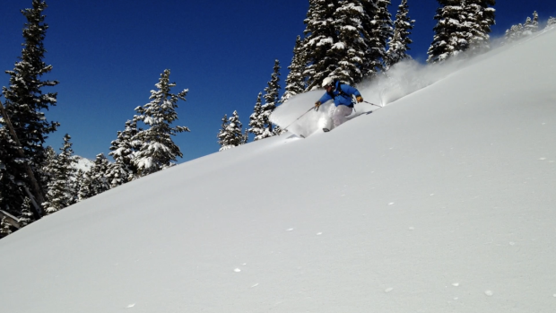 fun in the sun [Photo: Joey Campanelli. Skier: Aaron Rice]