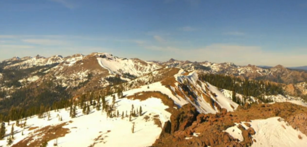 Squaw Valley last week looking D -R - Y.