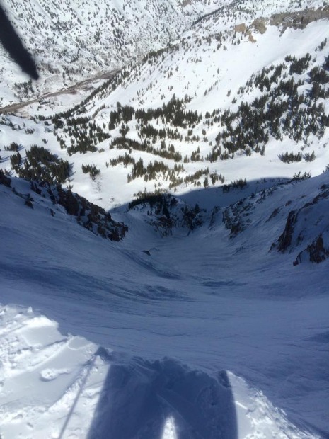 Looking down main chute [Photo: Kyle Greenhaus]