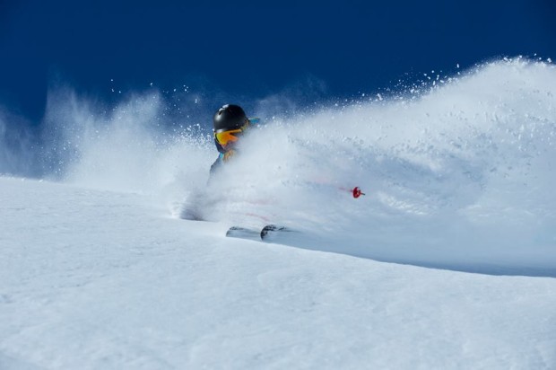 Chillan is deep.  Julian Carr in August 2014.  photo:  adam clark