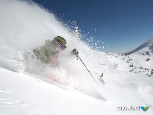 Snowbird, UT on March 4th, 2015.  photo:  Riley Conley