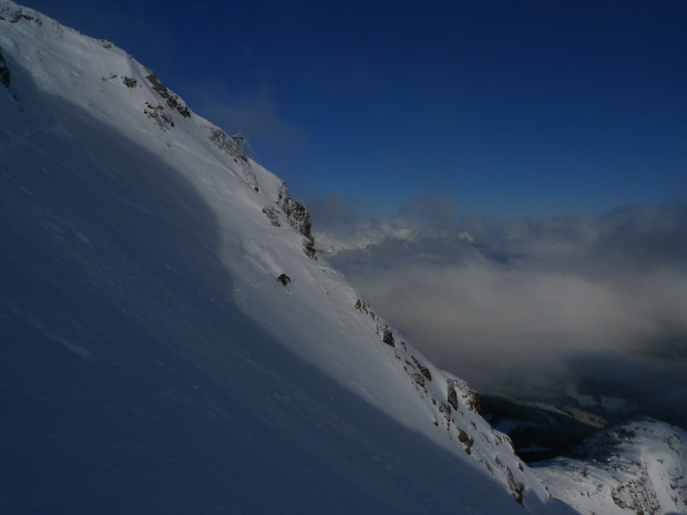 The author getting his ski patrol on. Photo - Jonas Hoke