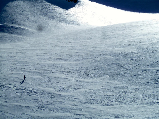 Climbing high in Chillan.  photo:  lee lyon/snowbrains