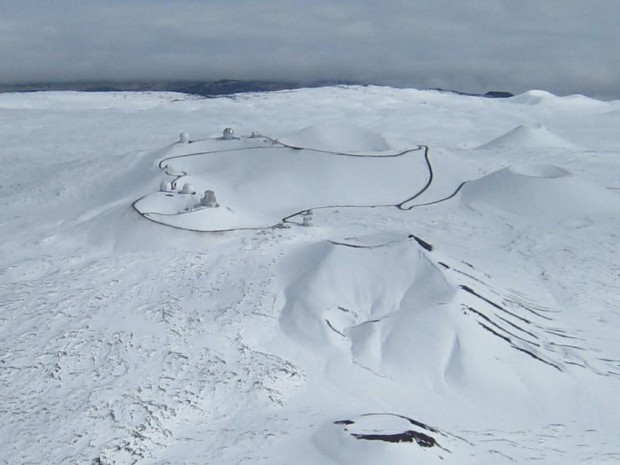 Buried.  Mauna Kea, Hawaii.