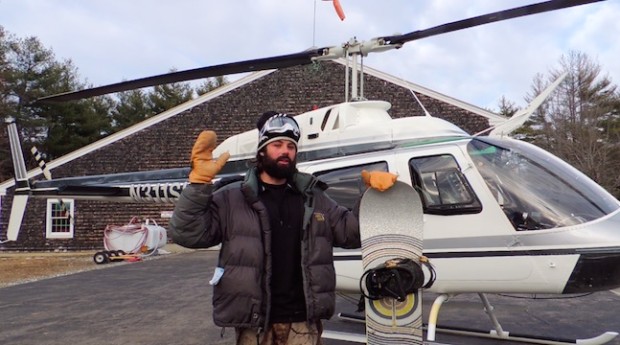 Heli Bear founder Tom Massey