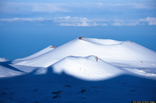 Powder Day on Mauna Kea, Hawaii