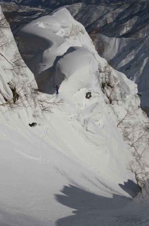 The Slot. Zach Paley photo, Lee Lyon skier.