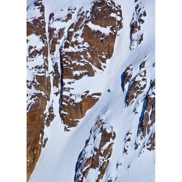 SASS guide Skylar Holgate charging in the Bariloche backcountry in August 2014.  photo:  SASS