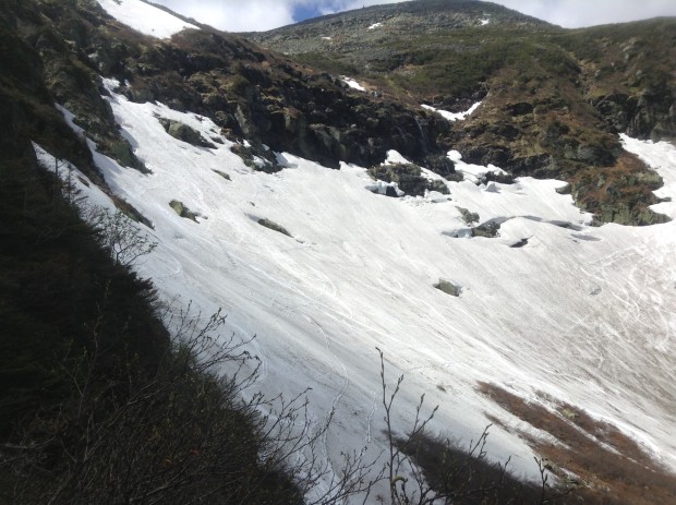 main bowl and headwall