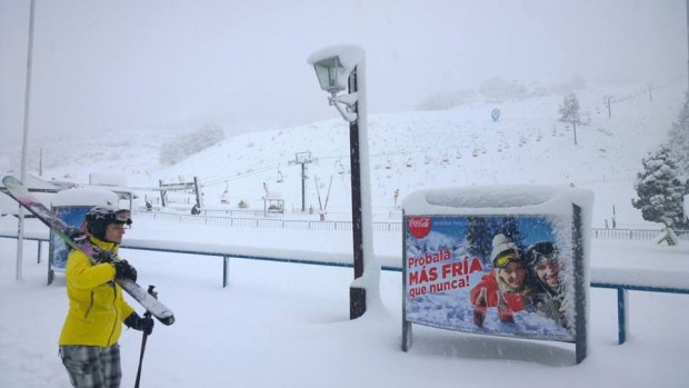 Catedral ski resort in Bariloche, Argentina today. photo: catedral