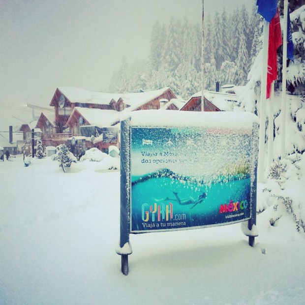 Catedral ski resort in Bariloche, Argentina today. photo: catedral