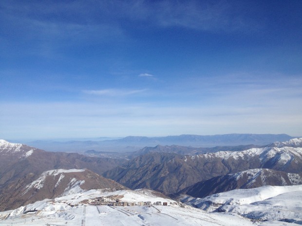 Santiago below