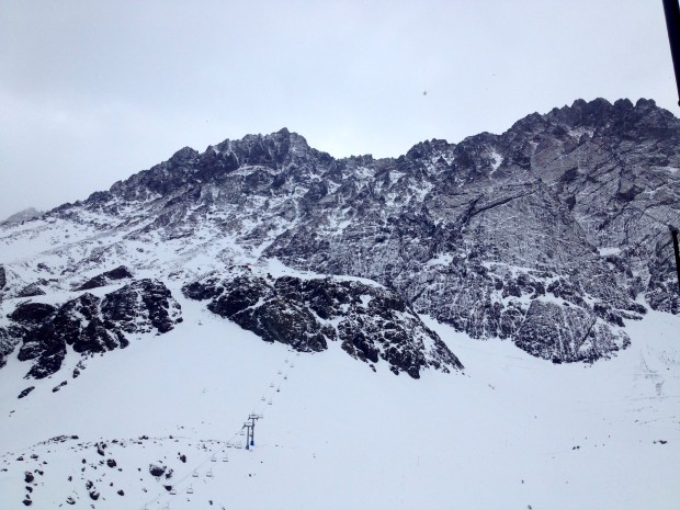 Fresh snow on El Plateau 