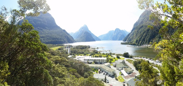 Overlooking Milford Sound