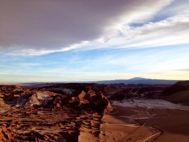 Valle de la Muerte at sunset