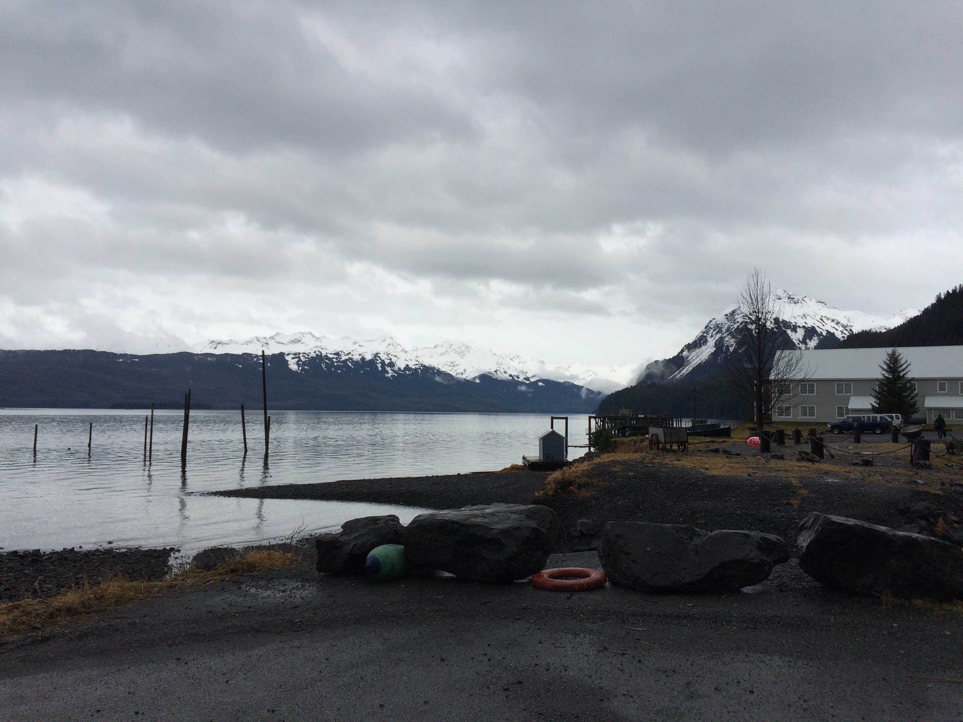 PNH base at sea level looking toward the Zone