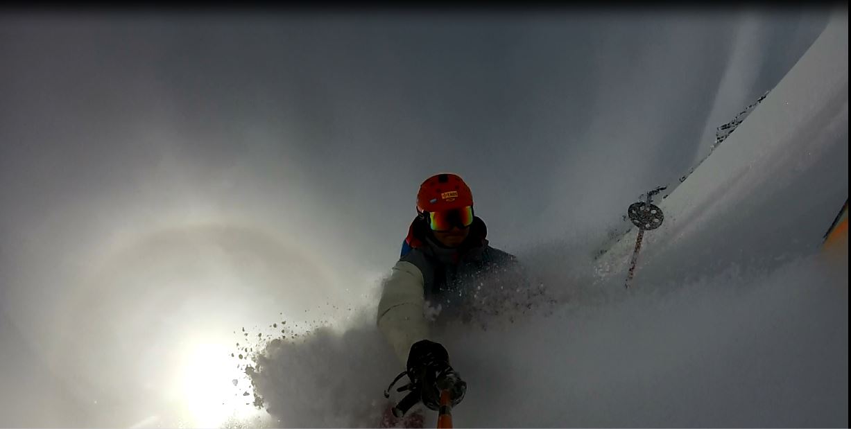 Overhead face shots in AK? Yes blower pow in AK