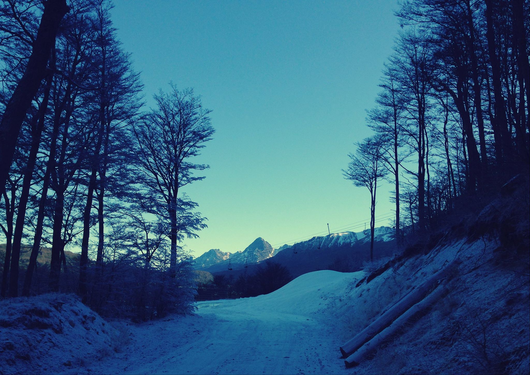 Artificial Snow in Cerro Castor