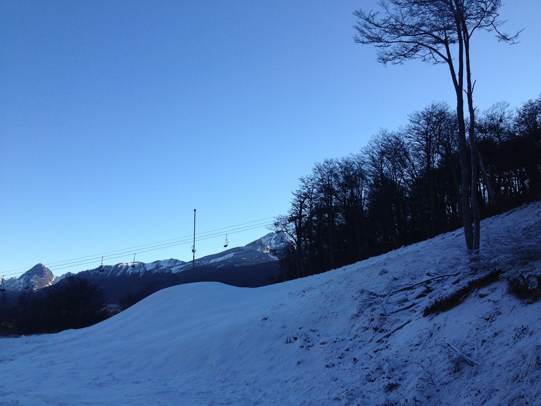 Artificial Snow in Cerro Castor