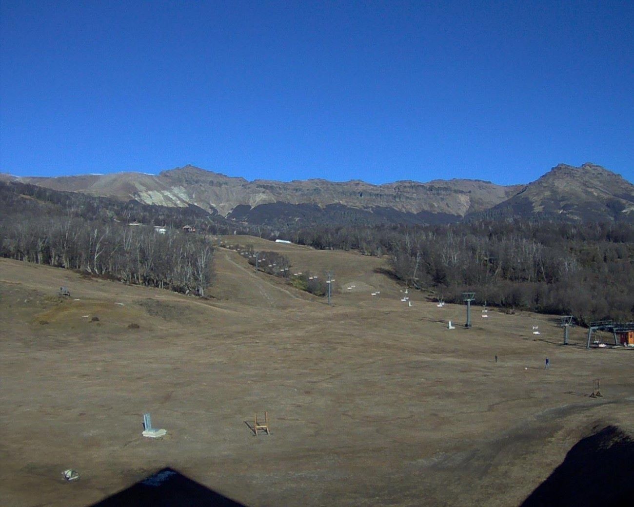 Chapelco. No snow at all.