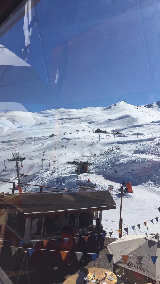 Valle Nevado yesterday.