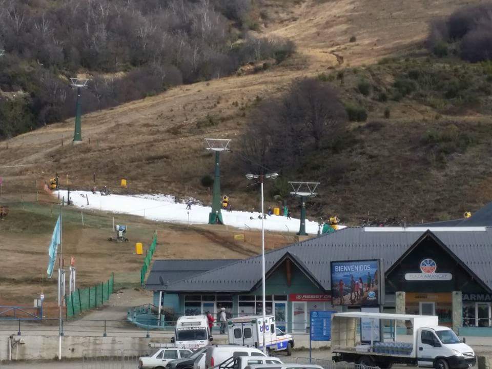 Cerro Catedral last week. Literally no snow.