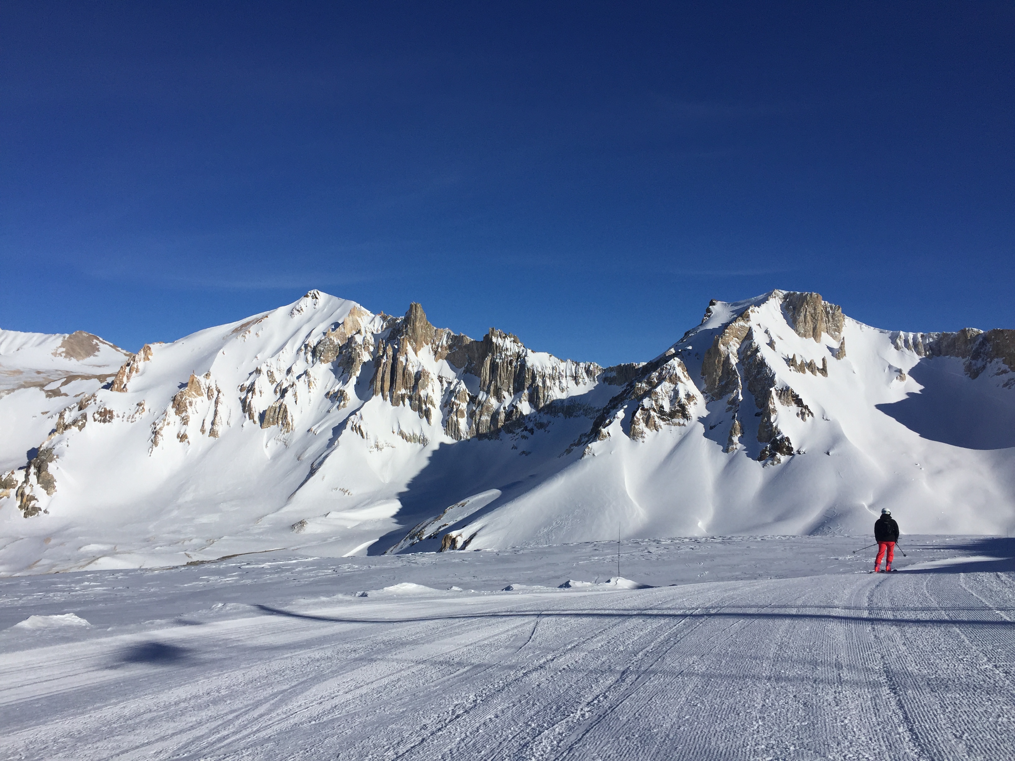 The Cerro Martin, fully white.