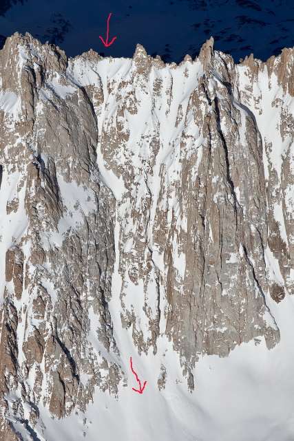 East Couloir of Mt. Muir, CA. photo: sierraskijournal.com, california 14ers