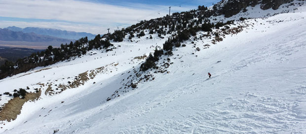 Skiing off Chair 23 looking toward Chair 3