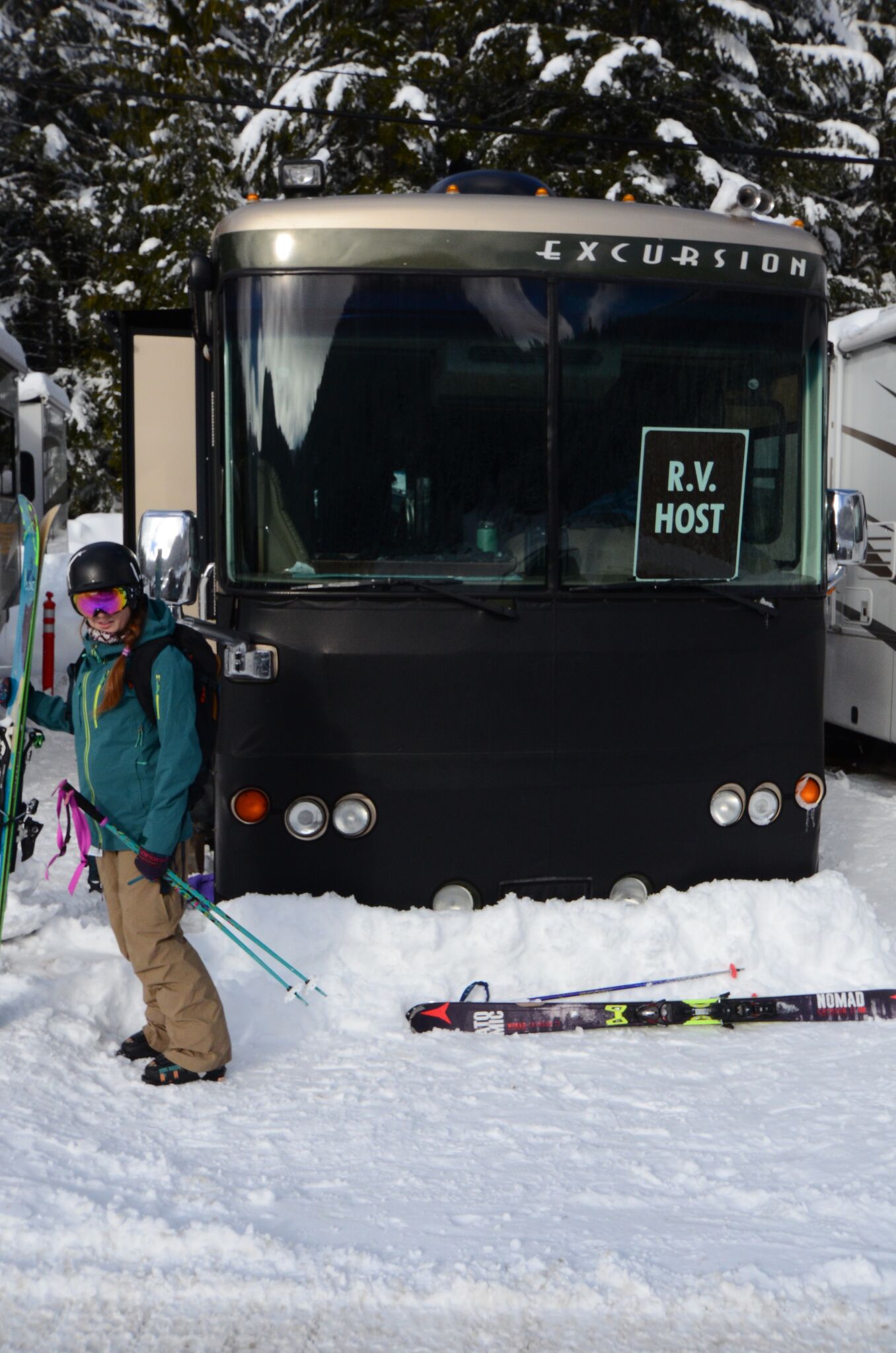 R.V. Host is an official title at Crystal Mountain! PC: John Kochevar