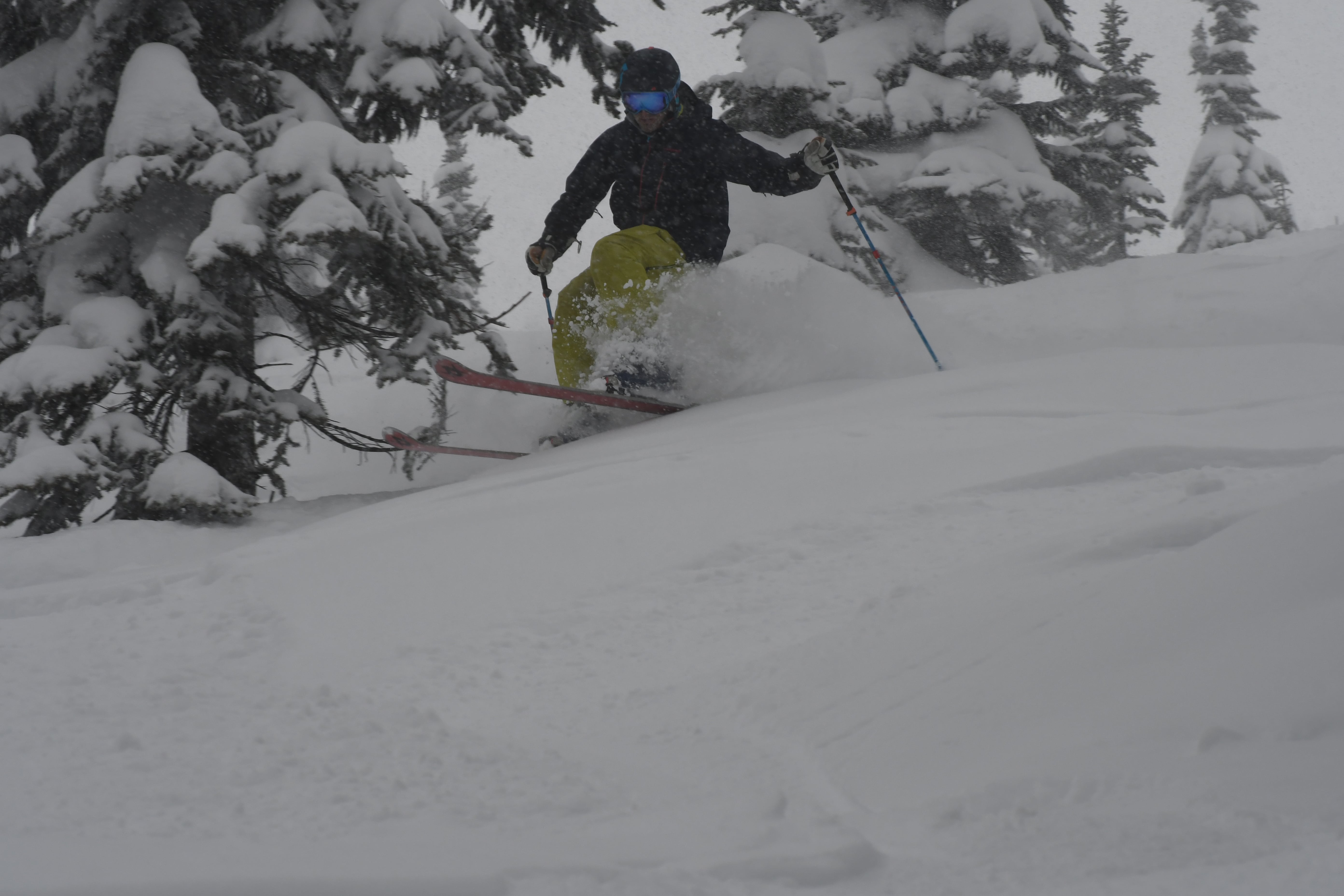 Scott Fish takes a little jump turn. Photo: Andrew Fish