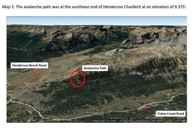 GNFAC accident report from avalanche death in southwestern Montana