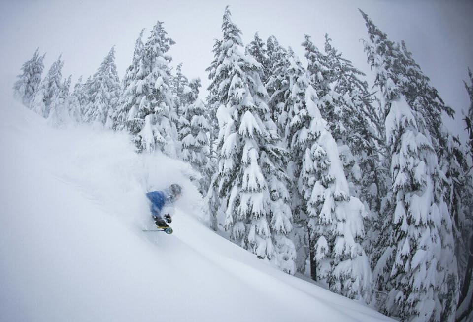 Faceshots at Mt. Bachelor on 12/14/16. PC: Brian Becker Photography