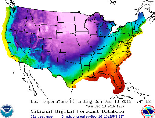 Photo: NOAA Graphical Weather