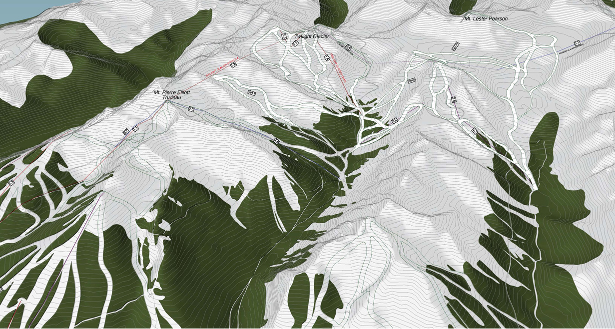 More terrain and piste plans.