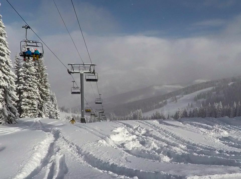 Conditions at Vail, Co November 30, 2016 Credit: Vail Facebook/ Andrew Taylor