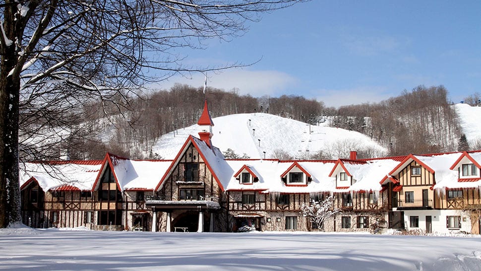 Main Lodge at Boyne Highlands under better circumstances. Credit: Boyne Highlands