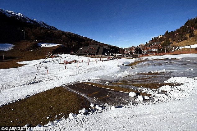 Meribel, France on December.