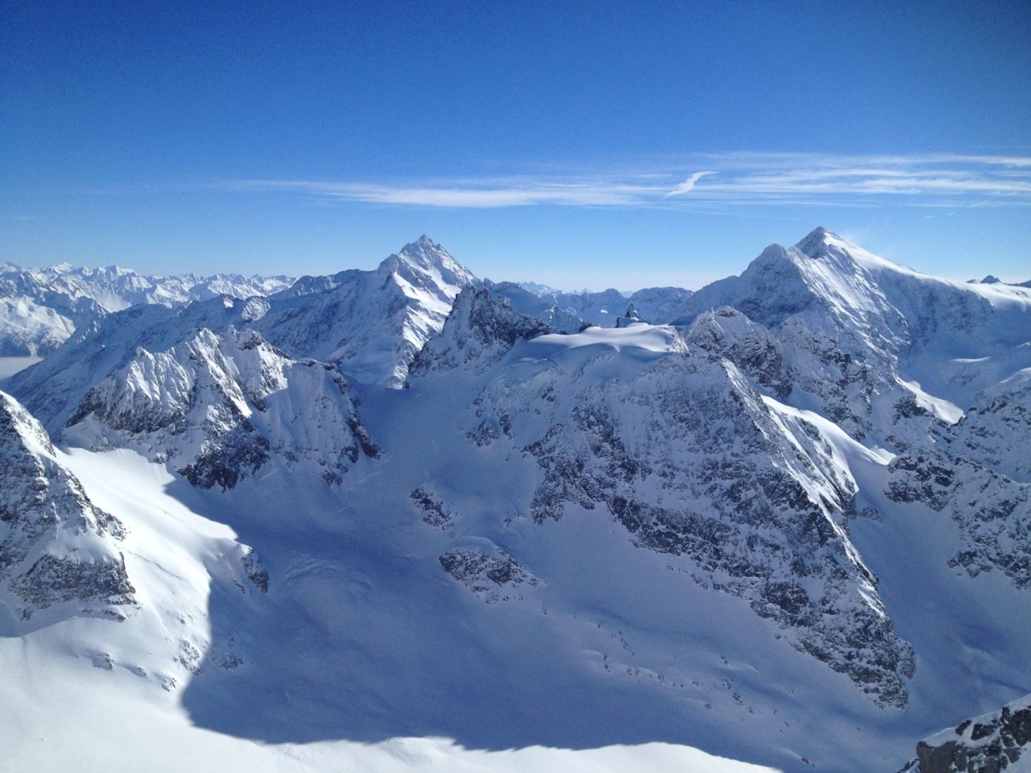 Engelberg is the freeride mecca of Switzerland with some of the biggest descents in the Alps. Credit: Engelberg Facebook page