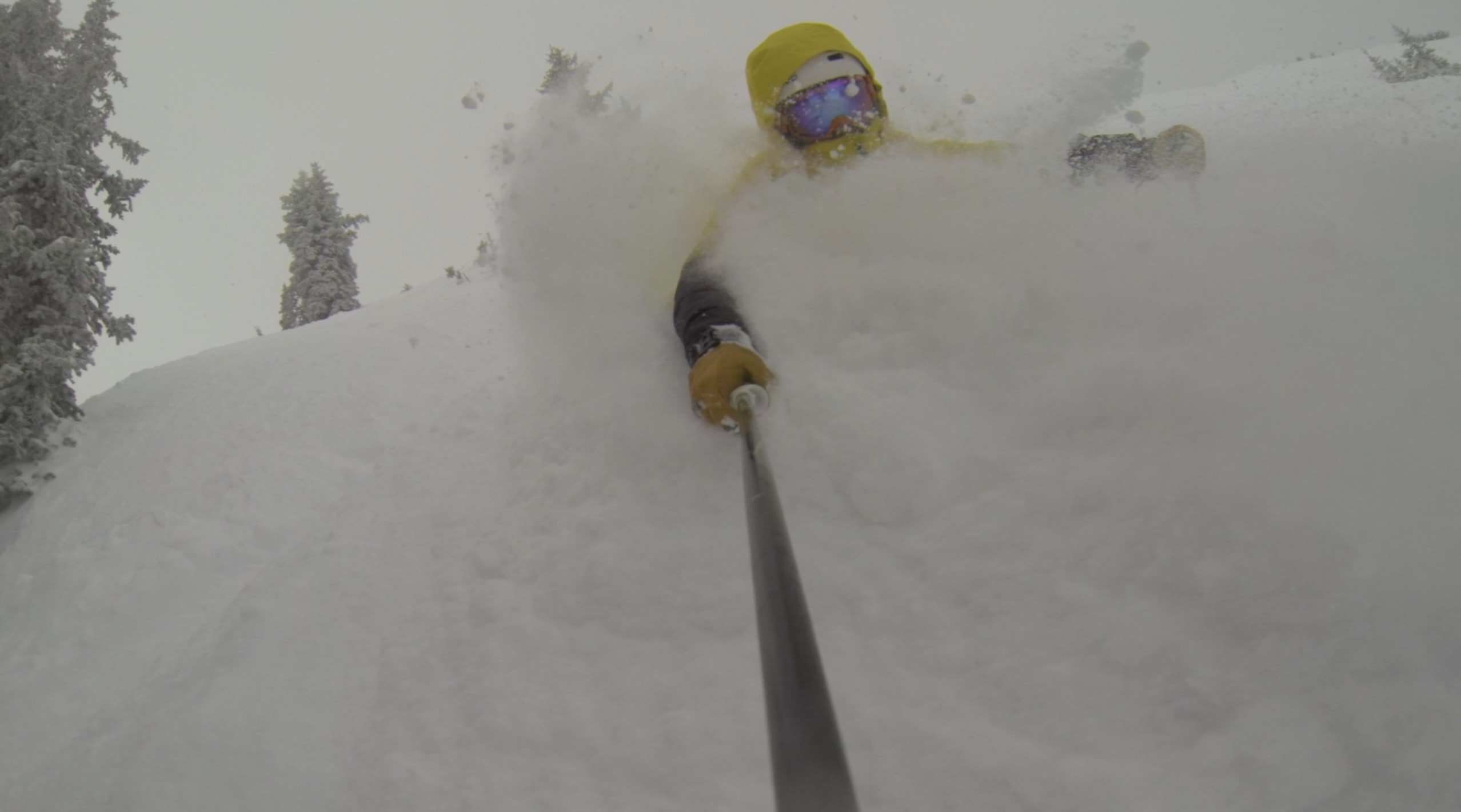 As the snow hits your goggles, and your smile draws in your face as a kid in a candy store, you understand why you love so much to ski. // photo: Matias Ricci