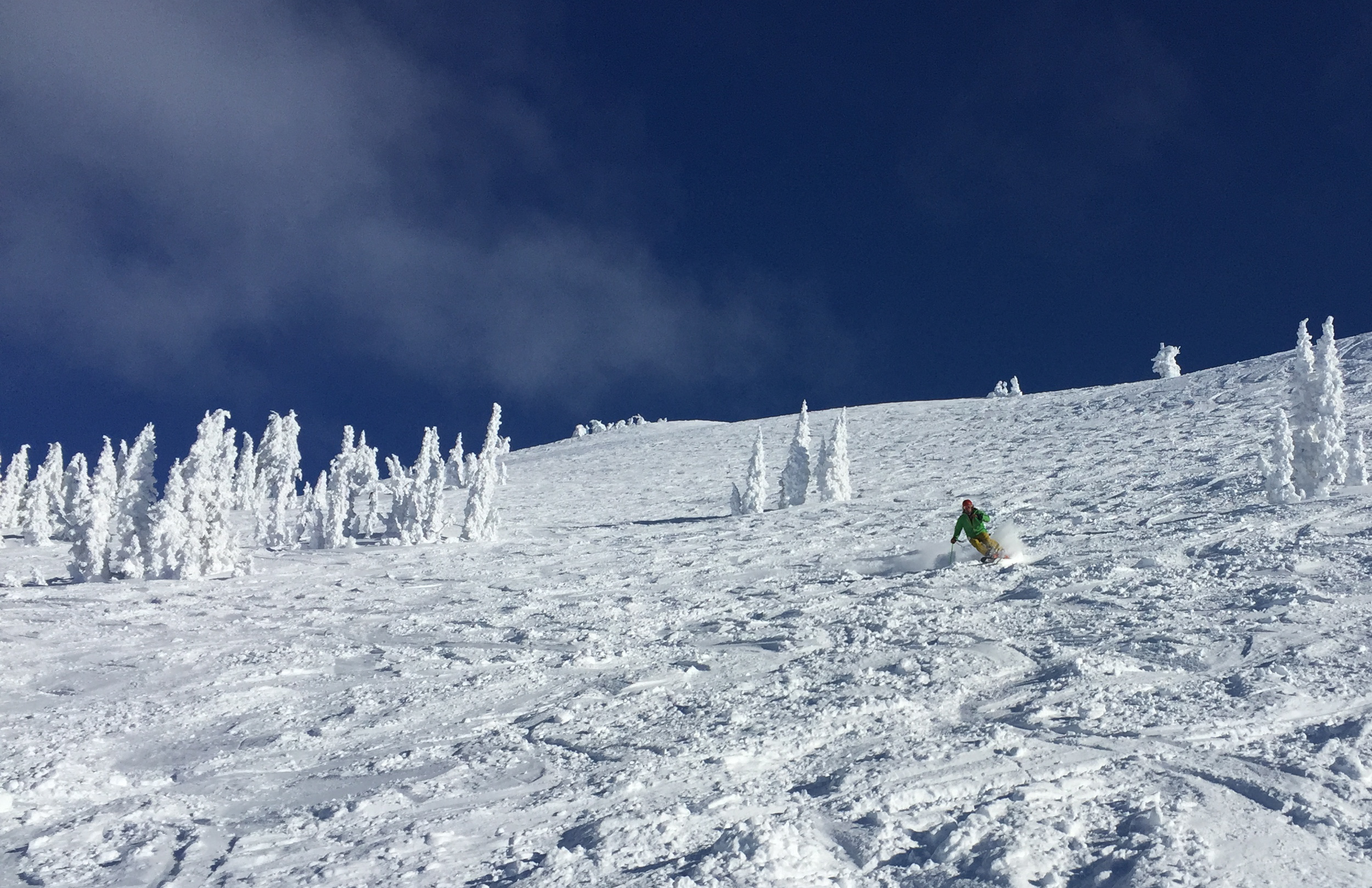 Rocketing around wide open bowls. Photo: Jon Barrus