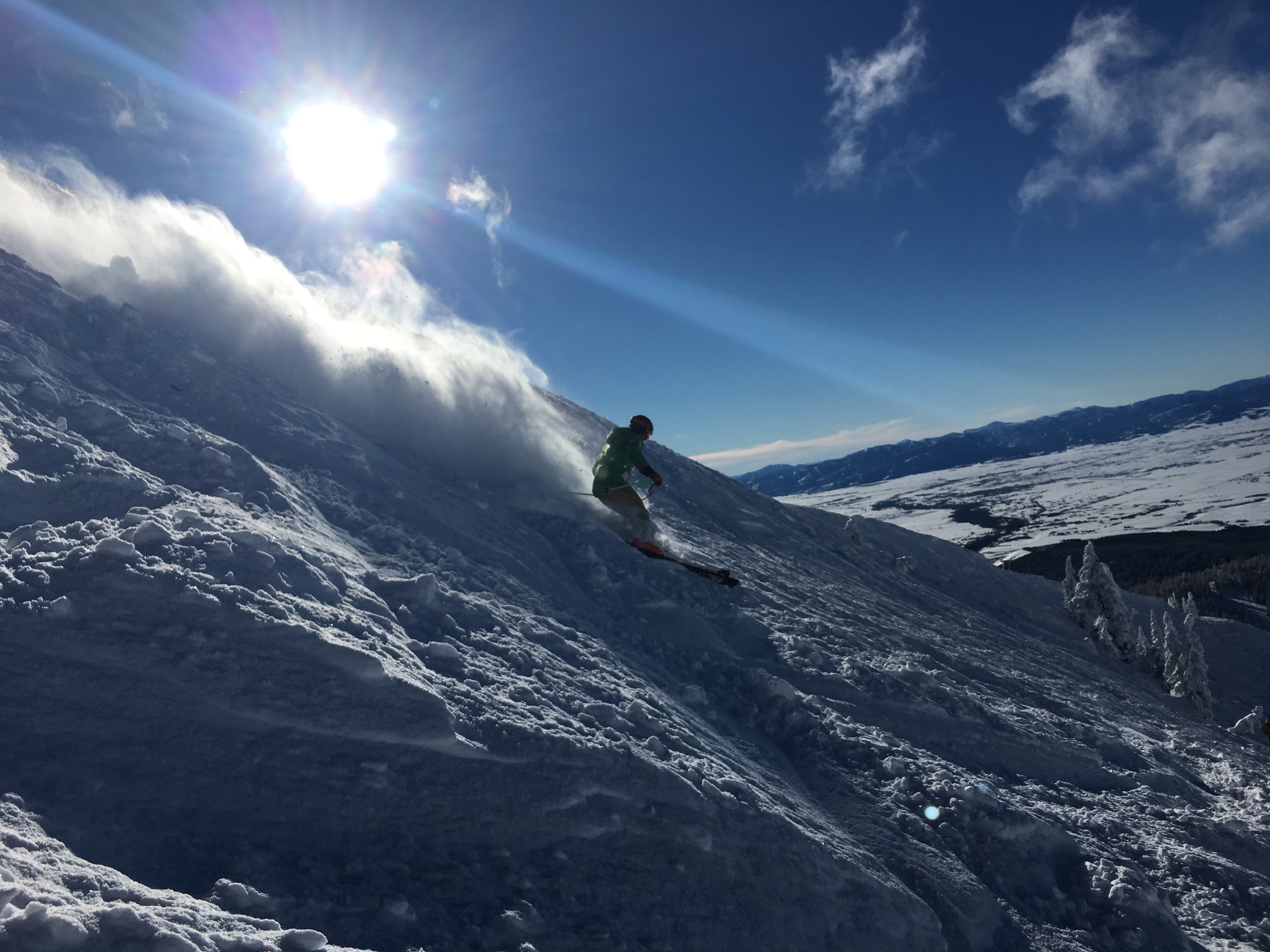 More cold smoke... Photo: Scott Conover Skier: Sergei