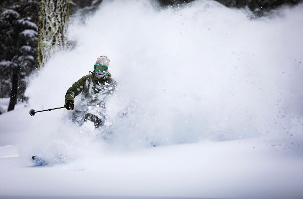 Ty Dayberry smashing through pow