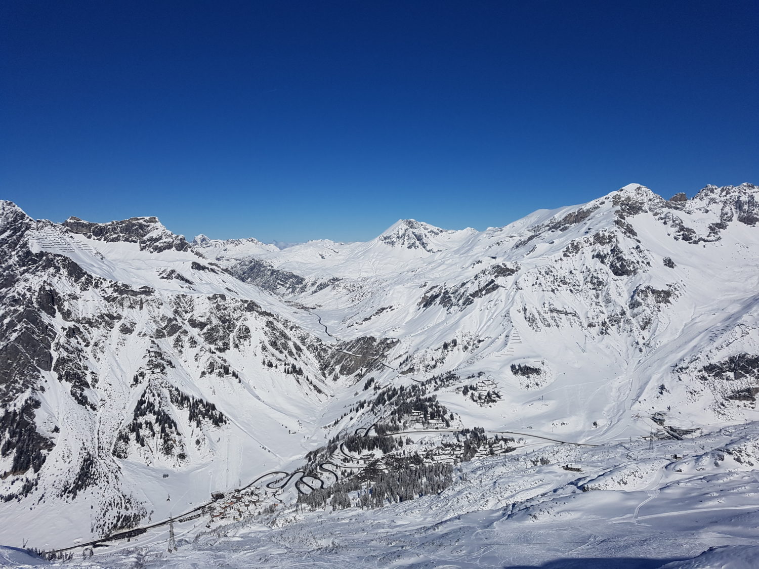 View of Stuben and Zürs