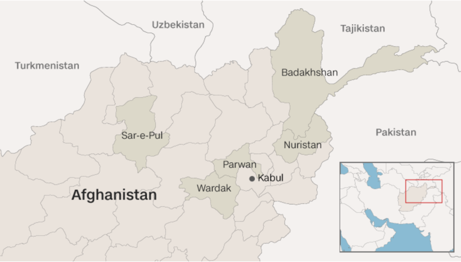 Map of the zone were the avalanche occurred.