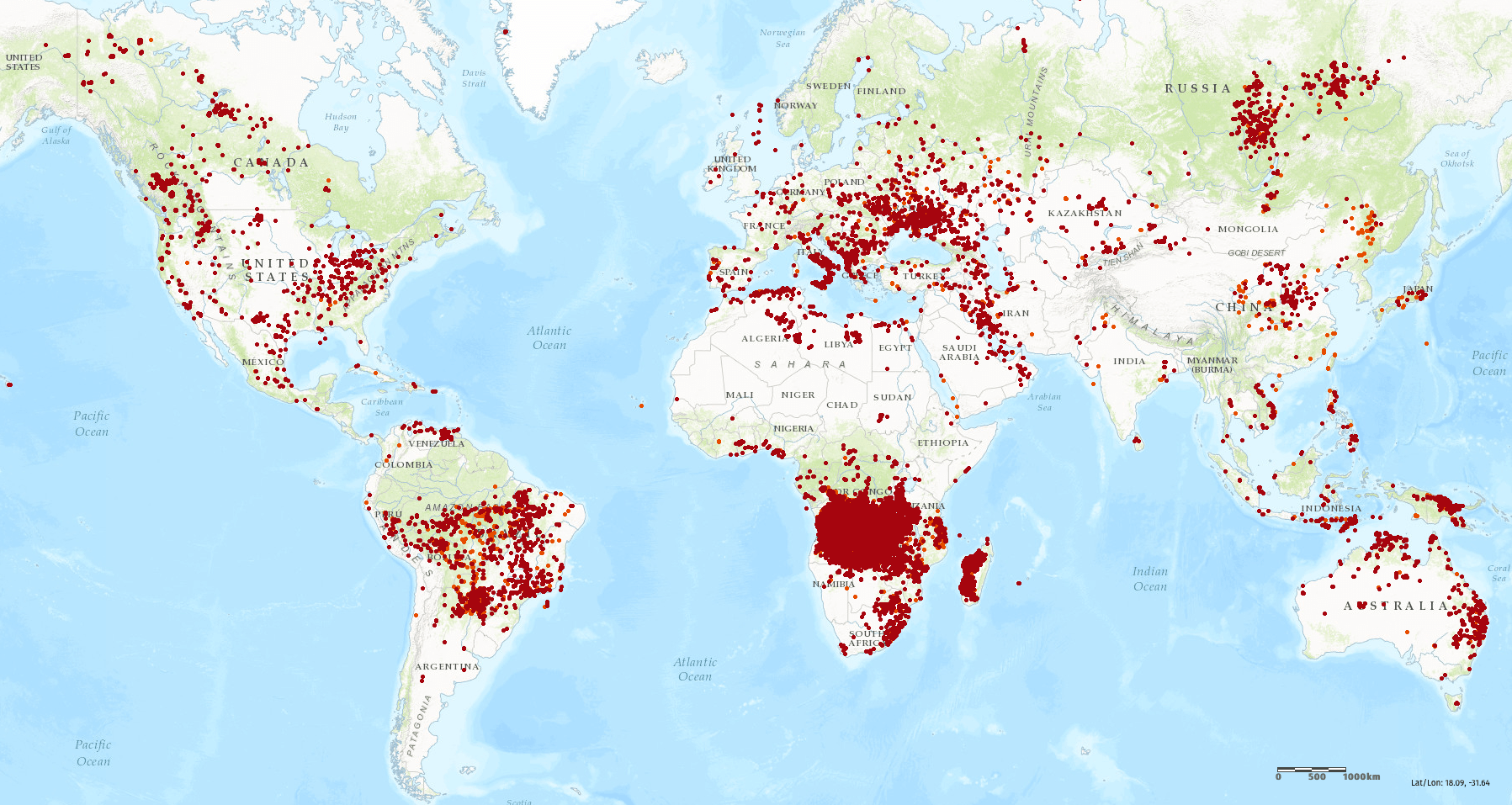 global, fire, wildfire, inferno, map, blaze,