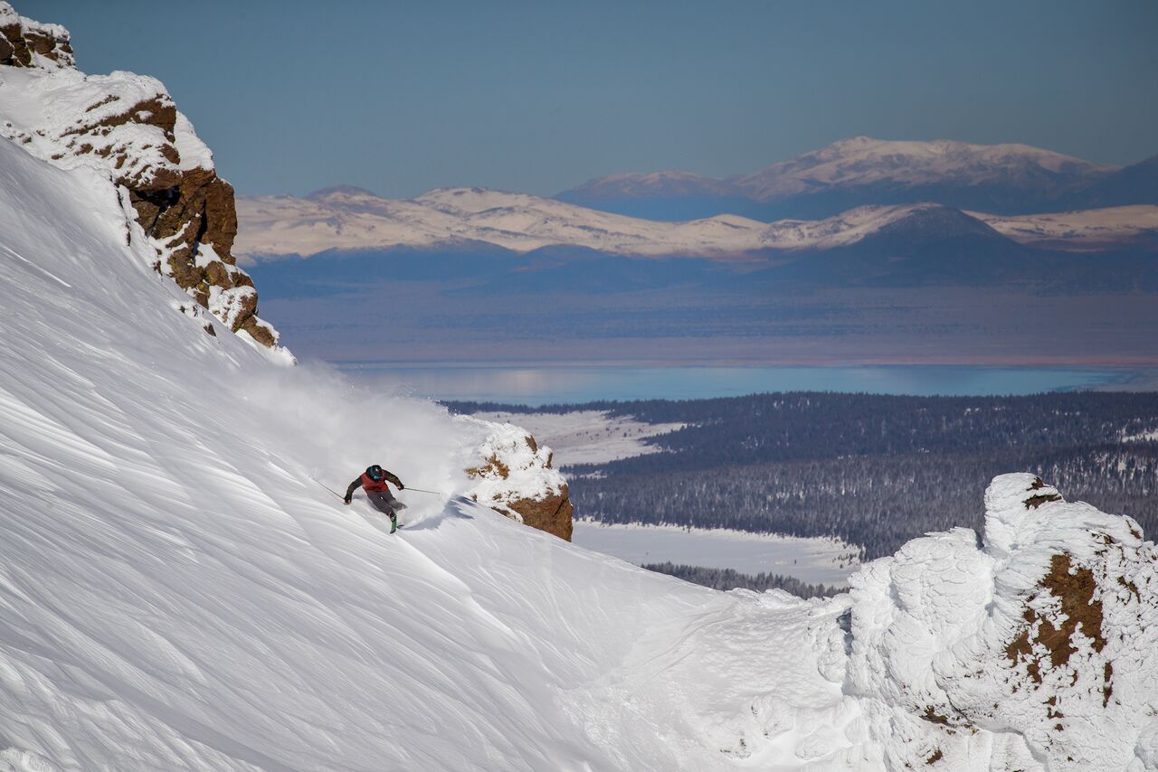 Action pow with a view at Mammoth