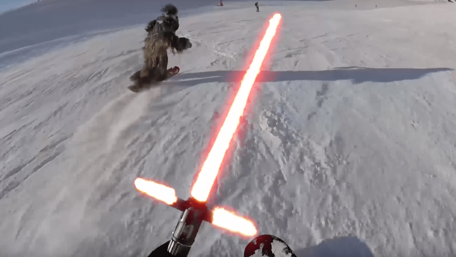 video, Star Wars, snow wars, Chewbacca, kylo ren, 